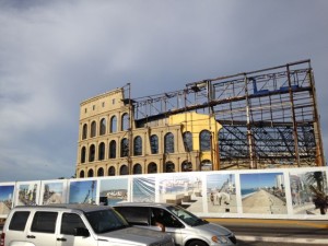 Not sure what this coliseum is going to be...