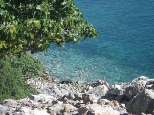 Using my excellent zoom to show off this incredibly clear water.