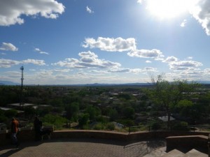 Breathtaking views of Santa Fe.